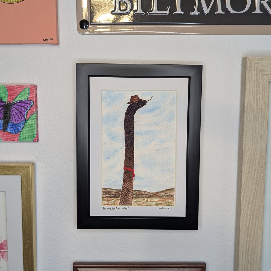 Tasting the Air Cowboy Print