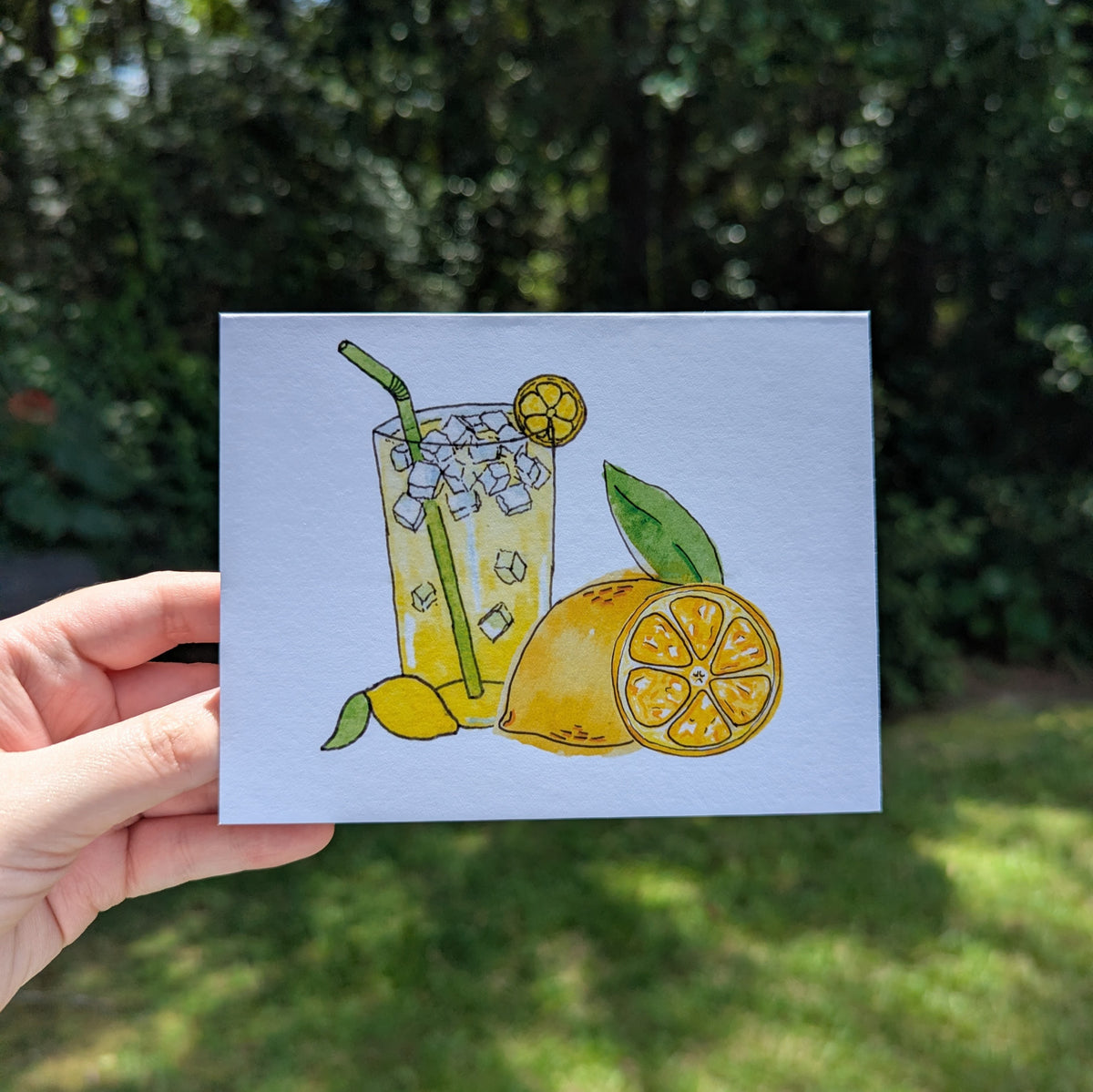Lemony Lemonade Greeting Card
