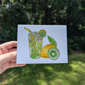 Kiwi Lemonade Greeting Card