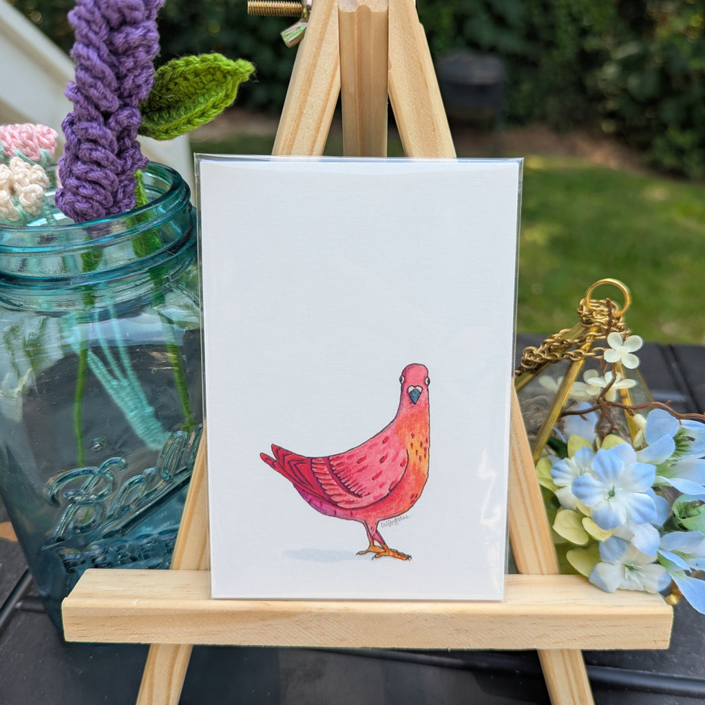 Silly Birds Print| Funny Pigeon