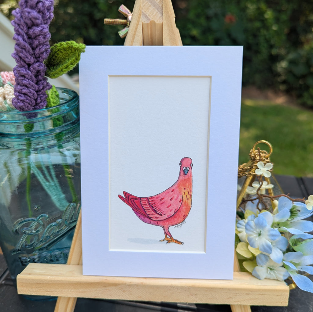 Silly Birds Print| Funny Pigeon