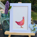 Silly Birds Print| Funny Pigeon