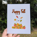 Happy Fall Ghost Greeting Card