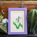 Watercolor Botanical Original | Showy Orchis