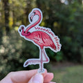 Flamingo Vacation Mode Waterproof Sticker