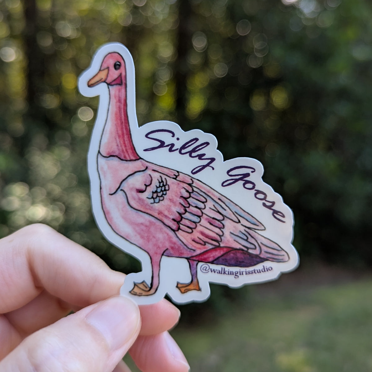 Silly Goose Waterproof Sticker
