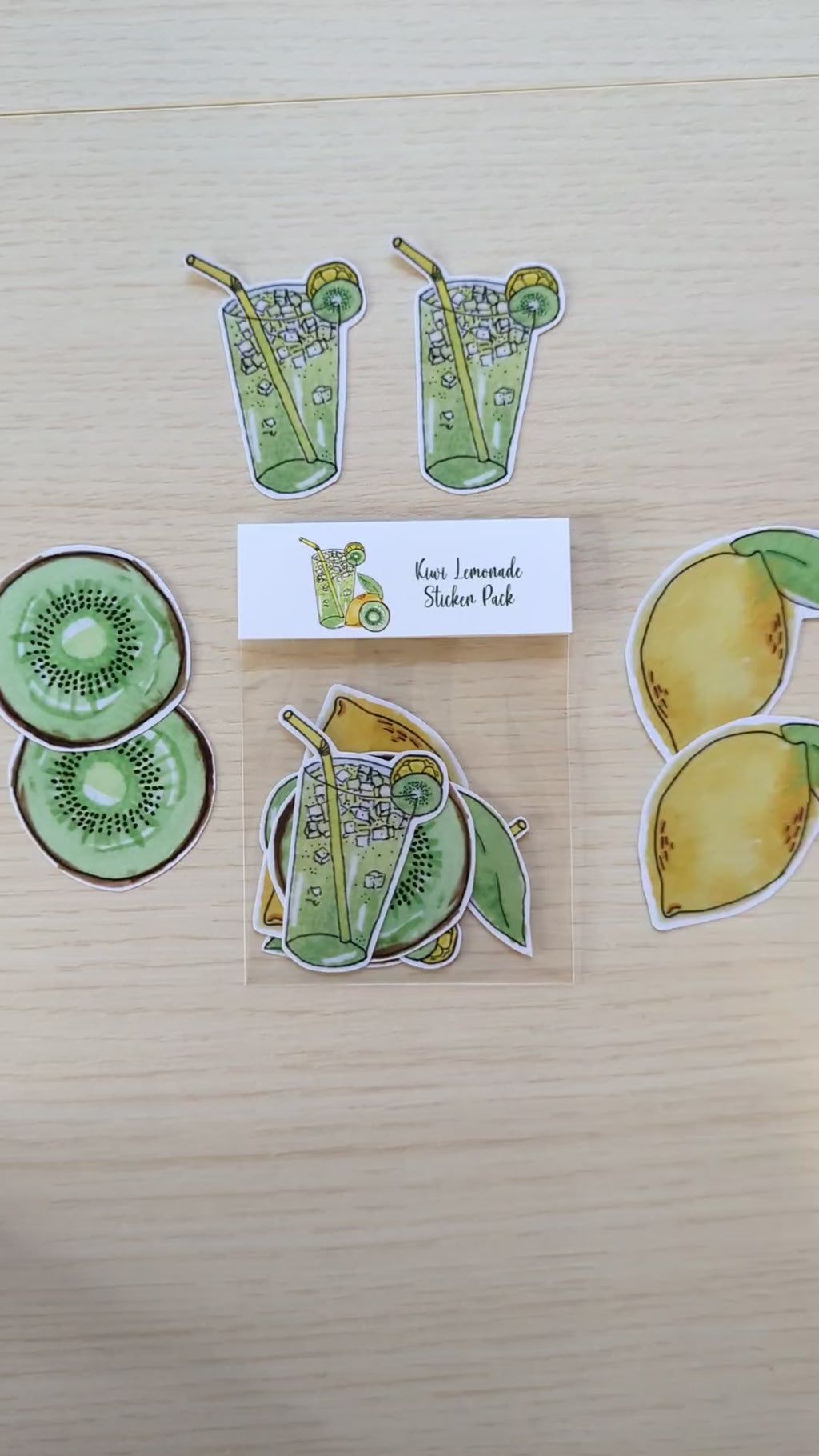 Kiwi Lemonade Stationery Bundle