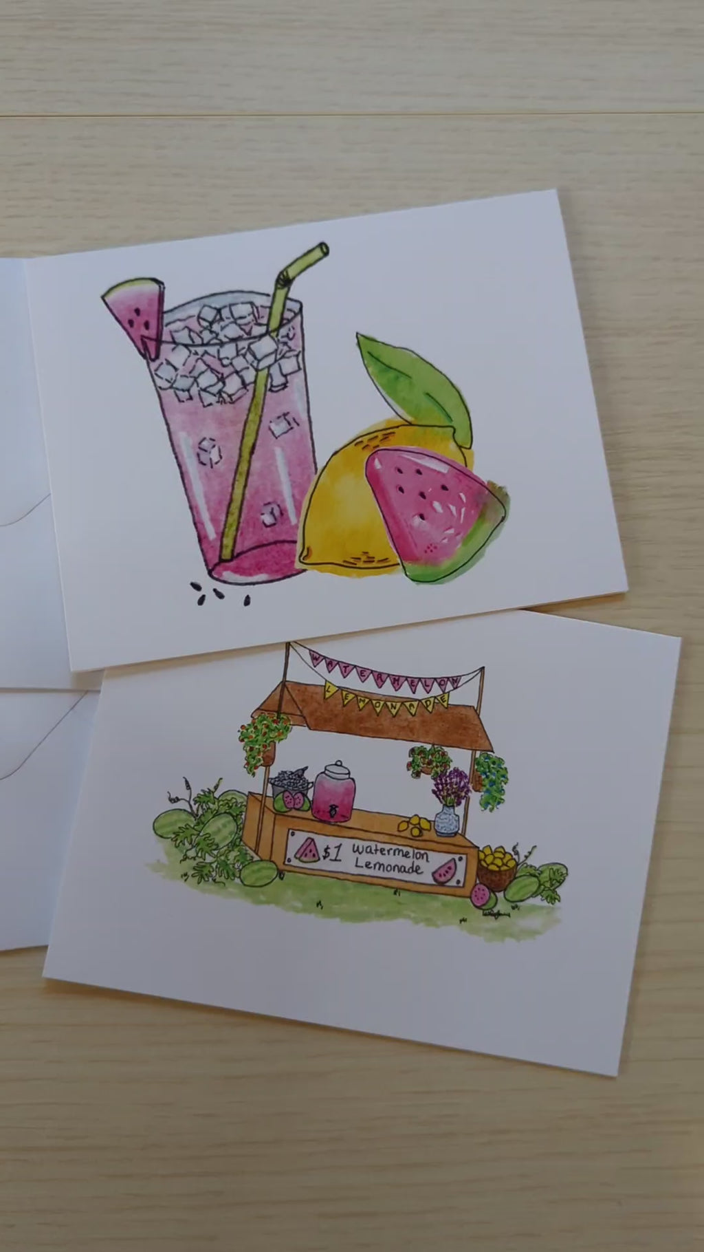 Watermelon Lemonade Stationery Bundle