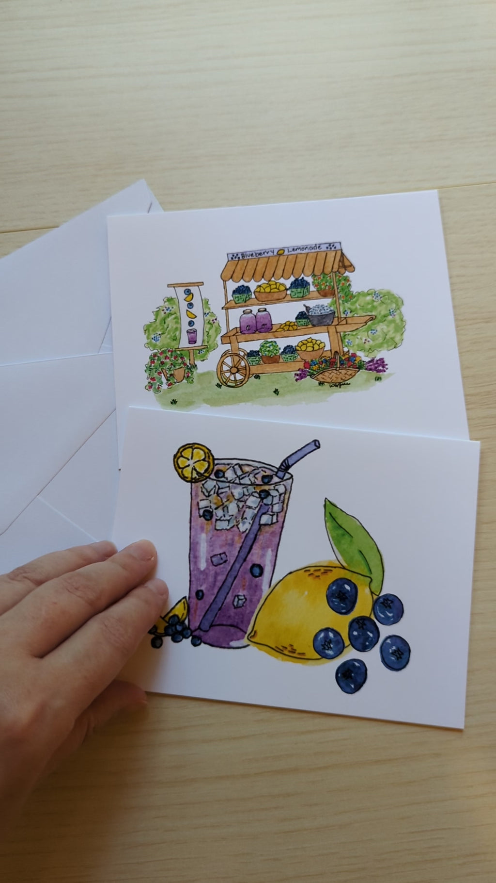 Blueberry Lemonade Stationery Bundle