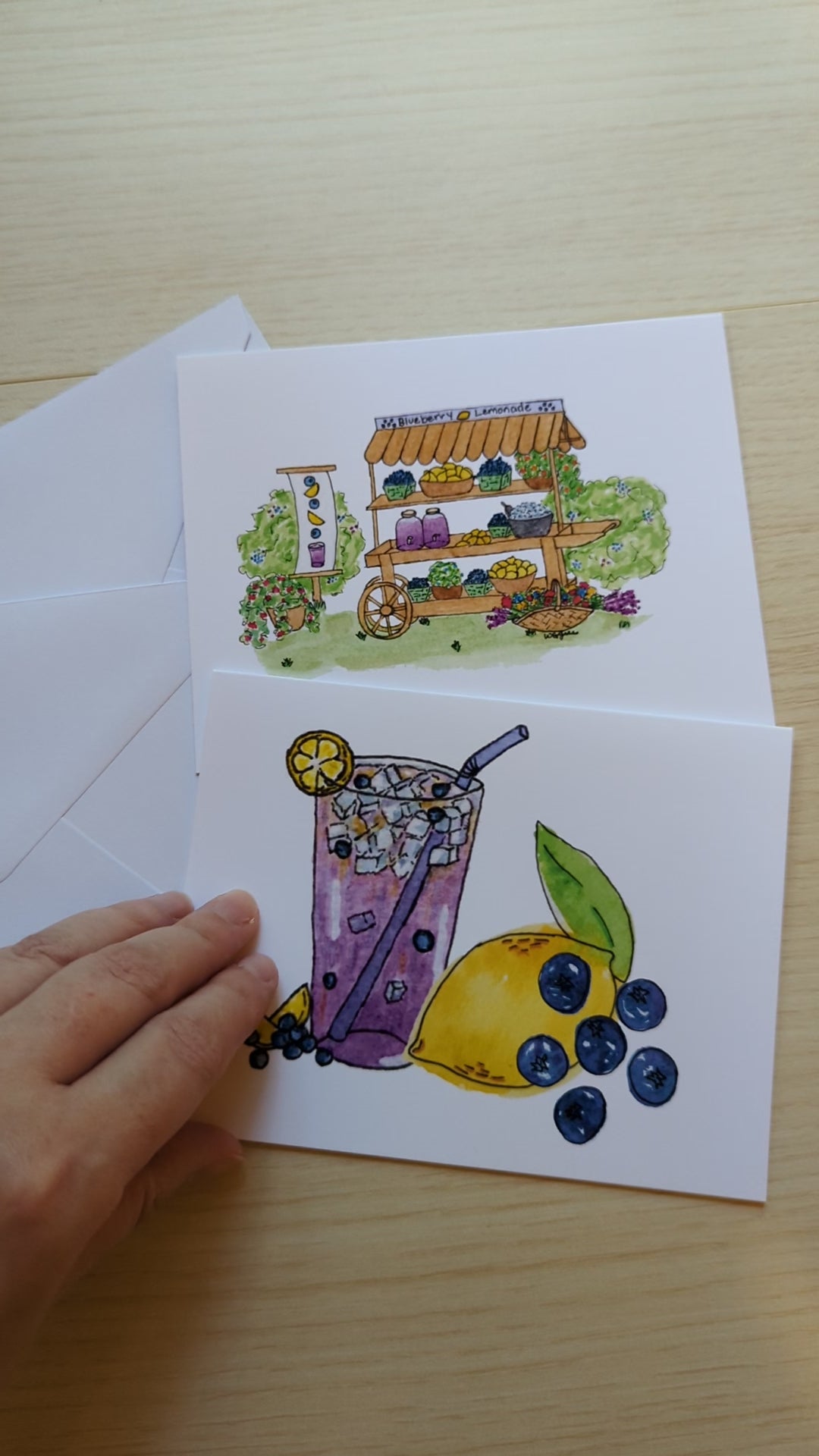 Blueberry Lemonade Stationery Bundle