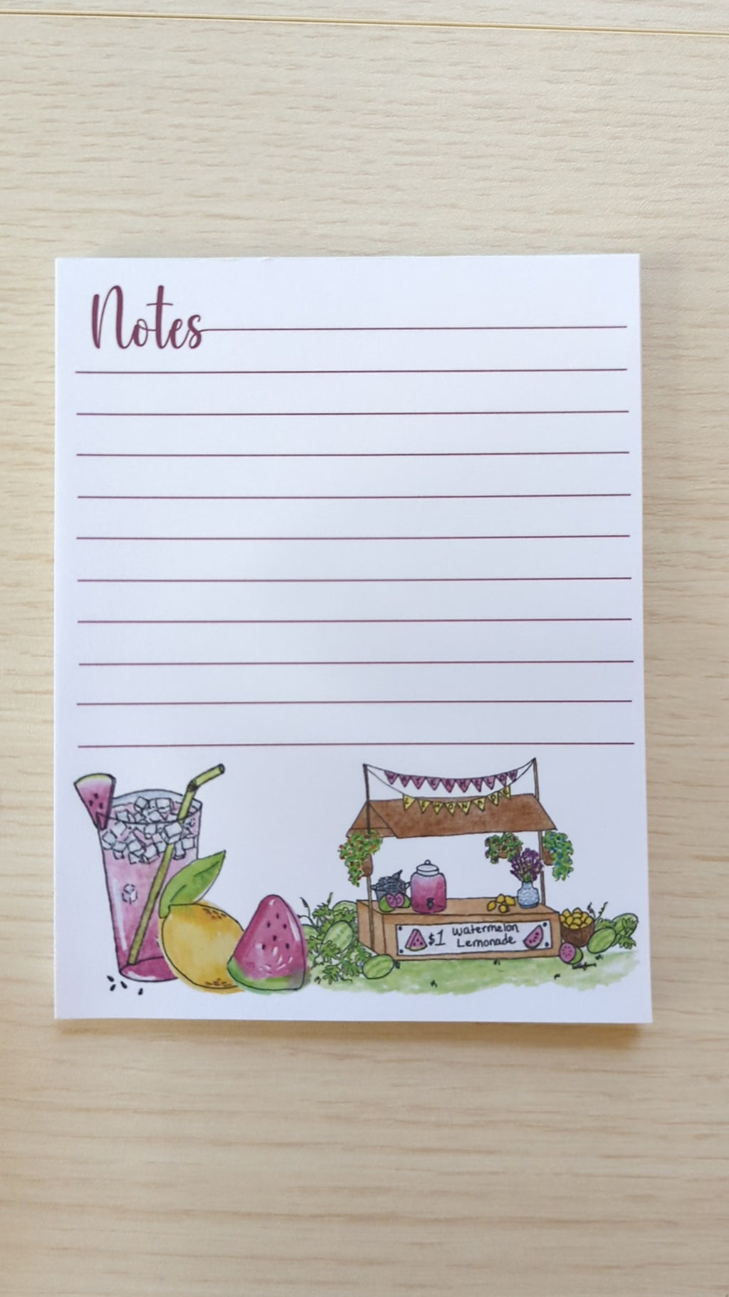 Watermelon Lemonade Stationery Bundle