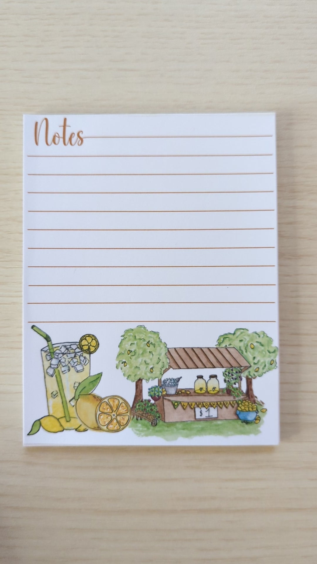 Lemony Lemonade Stationery Bundle