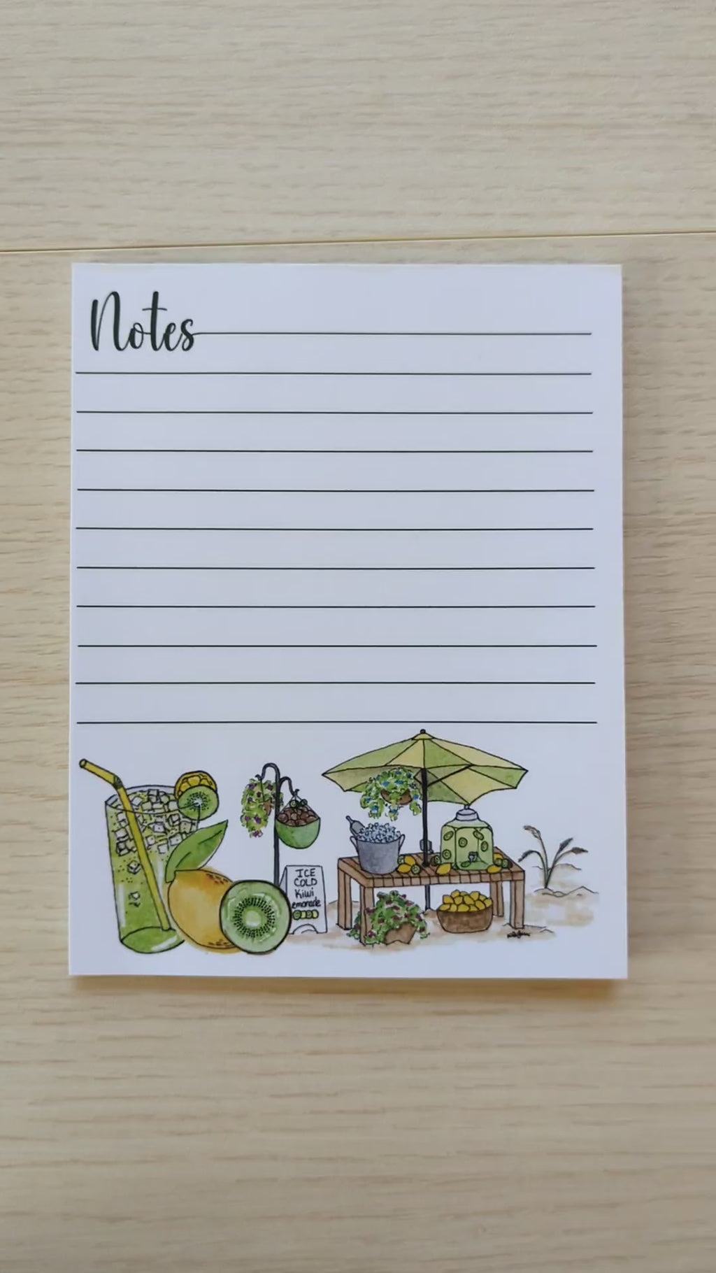 Kiwi Lemonade Stationery Bundle