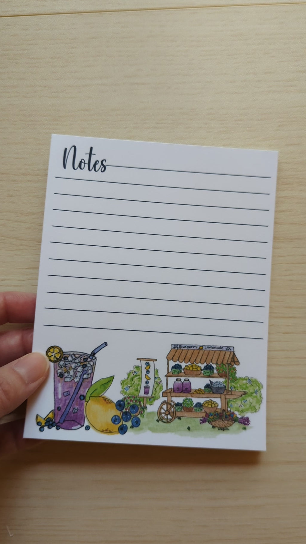 Blueberry Lemonade Stationery Bundle