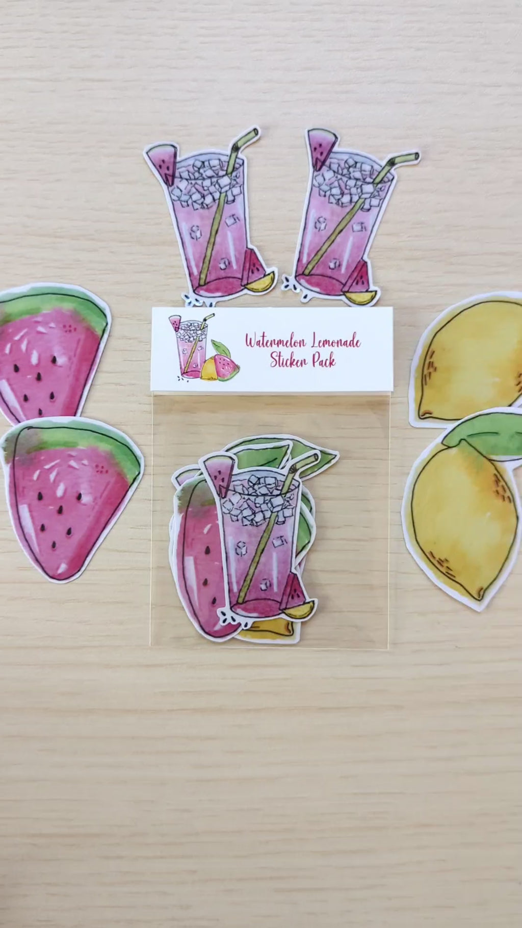 Watermelon Lemonade Stationery Bundle